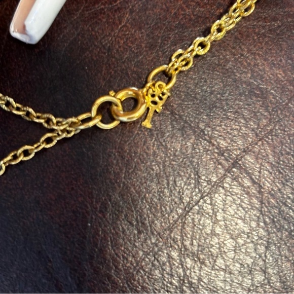 Trifari vintage gold tone super long necklace - Picture 5 of 7